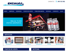 Tablet Screenshot of enzagas.com